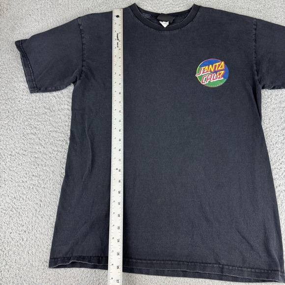 Santa Cruz Nhs Shirt Mens Medium Black Graphic T Shirt Short‎ Sleeve - Picture 7 of 10